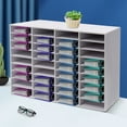 thumbnail image 3 of Fichiouy Desk Paper Organzier Paper Organizer Storage Office Paper Shelves Letter Tray File Sorter with Shelves for Home Office 36 Slots, 3 of 10