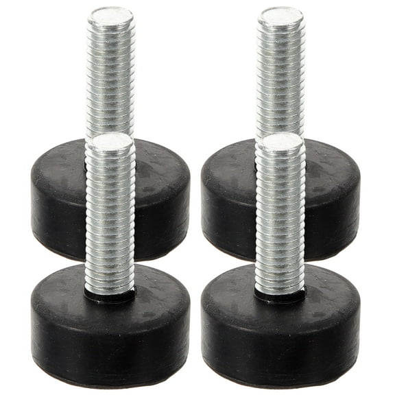 Howish table feet 4Pcs Rubber Feet Pad Screw-In Round Bumpers for Furniture(1.38"X0.98"X0.98")