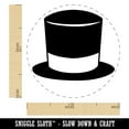 thumbnail image 2 of Magician Top High Hat Topper Self-Inking Rubber Stamp Ink Stamper - Brown Ink - Medium 1 Inch, 2 of 7