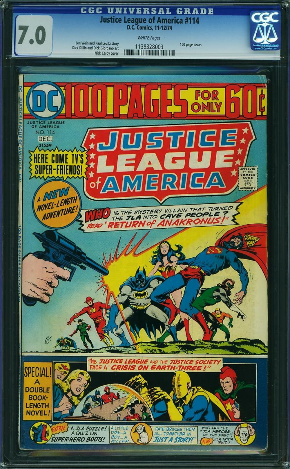 Cover of Justice League of America #114