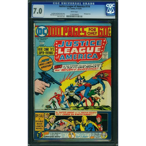 Justice League of America #114 - CGC 7 Comic Book