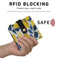 thumbnail image 4 of Small Wallet For Women Bifold Leather Pocket Coin Credit Card Holder With RFID Blocking A Pattern Of Lemons, 4 of 6