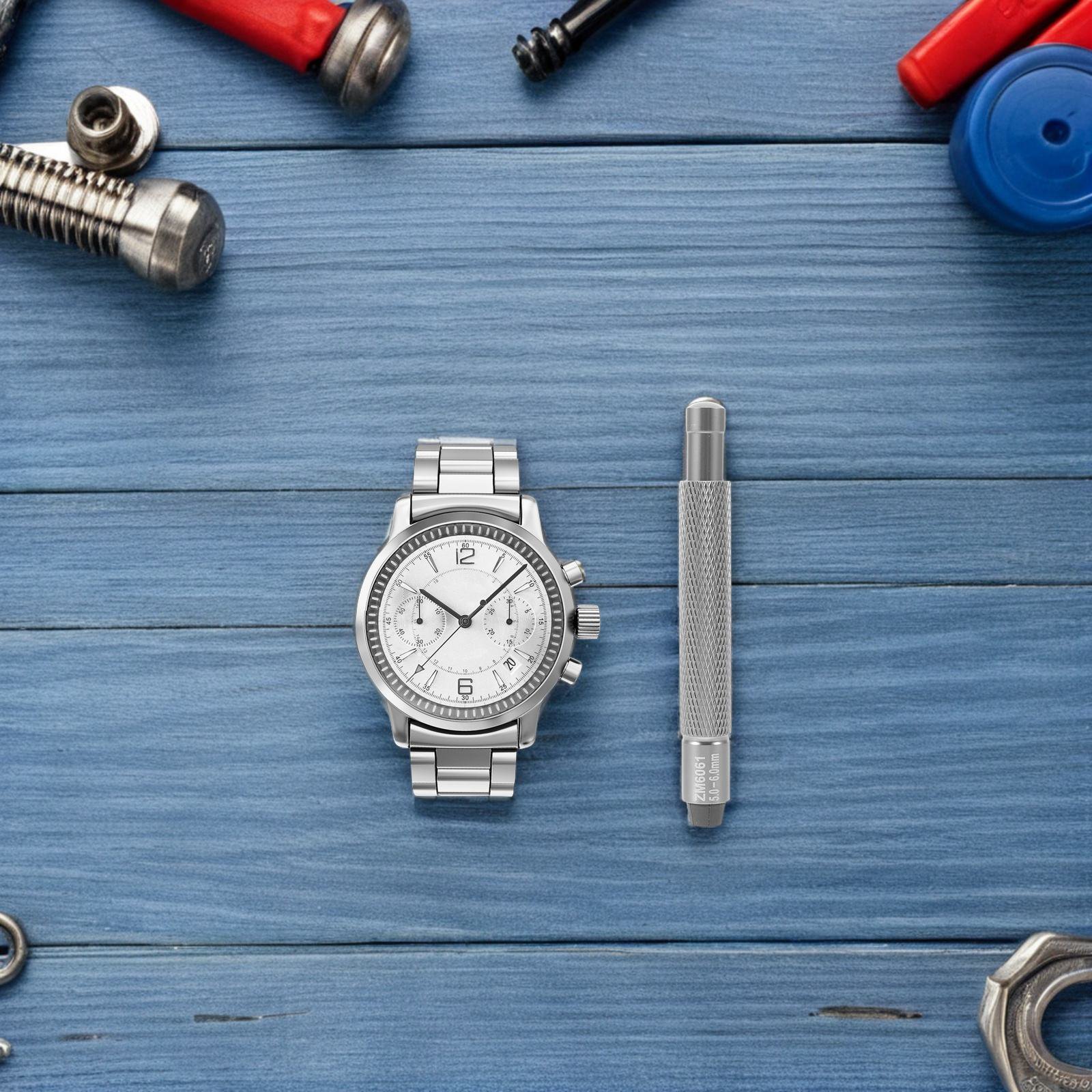 FOMIYES Mechanical Watch Crown Winder Tool with Ergonomic Grip for Accurate Repair
