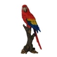 thumbnail image 5 of 15" Red and Blue Parrot On Branch Outdoor Garden Statue, 5 of 6