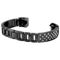 thumbnail image 1 of Bracelet en Acier Inoxydable pour Femmes avec Incrustation de Strass, Bracelet de Décoration pour FitbitBlack, 1 of 9