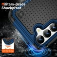thumbnail image 6 of JTCASES for Samsung Galaxy S24 Case, Hybird PC TPU Anti-slip, Shockproof  Bumper, Military Drop Resistant, Rugged Heacy Duty Full Body Protective Shell for S24, Slim Fit for Girls Men,Navyblue, 6 of 7