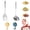 b 2PCS, variant on Pure Titanium Spatula, 2026 New Titanium Kitchen Cooking Utensils Set, Spatulas Set Cooking Shovel Wok Spatula Long Handle Shovel for Home Kitchen