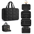 thumbnail image 1 of Neceser de viaje Manuqia con organizador de joyas negro, 1 of 8