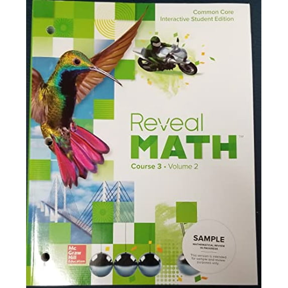 Pre-Owned Reveal Math, Course 3, Volume 2, Interactive Student Edition, c. 2020, 9780078997181, 0078997186, 9780078997181, 0078997186, Paperback,