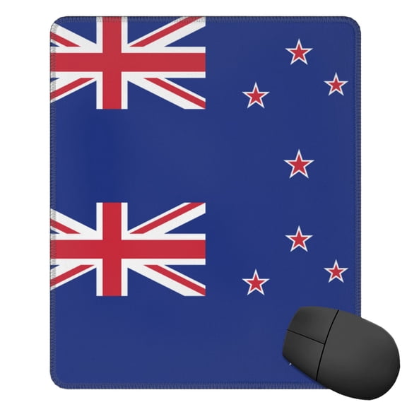 Flag Of New-Zealand Mousepad Non-Slip Rubber Base Mouse Mat For Office Home 11.8×9.8inches