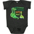 thumbnail image 3 of Inktastic My Grammy and Grandpa Love Me Grandson Dinosaur Boys Baby Bodysuit, 3 of 5