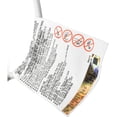 thumbnail image 3 of HQRP 3-Prong Extension Cord USA Outlet 16AWG, 13 Amps 125V, 6-Feet, UL Listed, White, 3 of 7