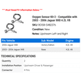 thumbnail image 2 of Oxygen Sensor Kit 2 - Compatible with 2003 - 2006 Jaguar XK8 4.2L V8 2004 2005, 2 of 2