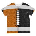 thumbnail image 1 of Fantasy Football Team Orange and Black All Over Toddler T Shirt Multi 2T, 1 of 2