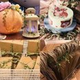 thumbnail image 4 of 2 Roll Twine Green Leaf Jute 5MM Rope Hemp Burlap Ribbon String Heavy Duty Hanging Gardening Decoration or for Arts and Crafts - Light coffee, 4 of 6