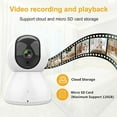 thumbnail image 2 of 1080P Indoor Wifi Security Camera, 360 ° Ip Camera Compatible With Alexa Google Home, Night Vision, Motion Tracking, Two-Way Audio For Babies And Pets (C23-2), 2 of 4