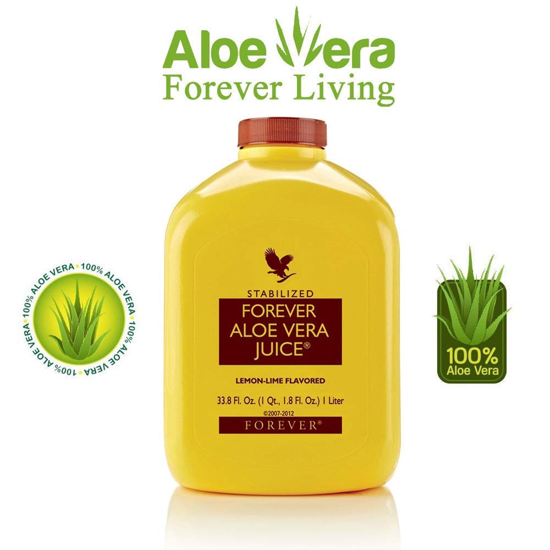Forever Living Aloe Vera Juice 33.8oz Lemon-Lime Flavored Walmart.com
