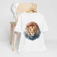 thumbnail image 6 of Lion Graphic T Shirt Unisex Short Sleeve Jersey Tee With Art Design Safari Style, 6 of 110