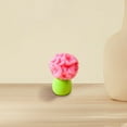 thumbnail image 3 of Cute Resin Flower Crafts Ornaments 1.5x1.5x1.9cm Small Artificial Flower Bouquet Figurines Desktop Decorative Accents For Home Tabletop Decoration (Styles C), 3 of 9