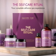 Majestic Pure Spa & Pamper Gift Set | 4-Piece Self-Care Kit | For Relaxing Home Spa Experience