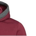 thumbnail image 4 of Mlzmgr Sweatshirts for Men Hooded Drawstring Long Sleeve Cotton Tops with Pockets Color Blocked Men's Sports Casual Shirts, 4 of 4
