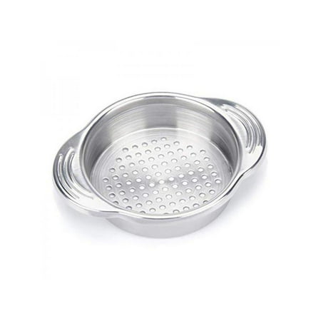 Topumt Strainer Press Can Strainer Food-Grade Stainless Steel Canning Colander Water (Best Food Strainer For Canning)