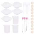 thumbnail image 1 of Miangastore Mixing Cups Tool Kit Assorted Color Plastic 26Pcs 6.69x5.51x2.4 Inch, 1 of 9