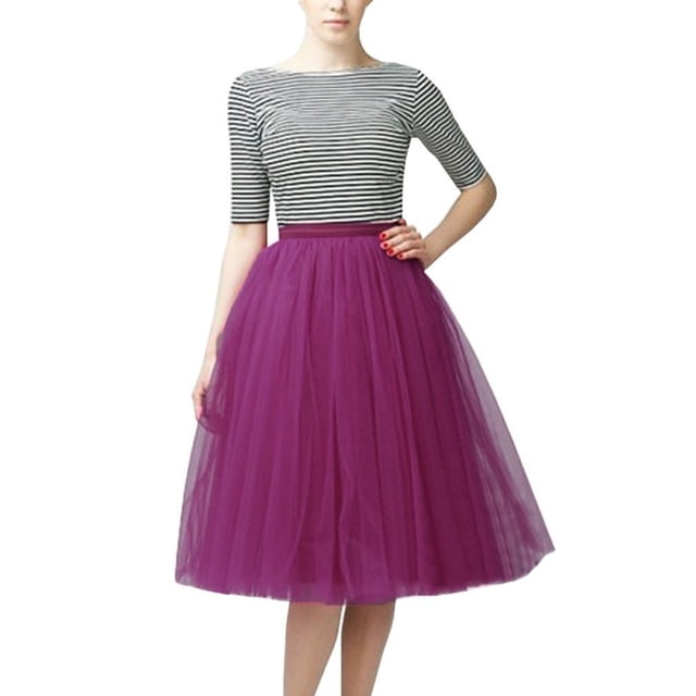 Wyzesi Jupes pour Femmes Courtes Automne Jupe Haute Qualité Plissée Jupe de Danse Jupe Adulte pour Femmes