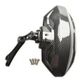 thumbnail image 4 of BUYISI Motorcycle Adjustable Imitation Carbon Fiber Aluminium Alloy Rear Wheel Fender Mudguard Universal Extend Extender Accessories Black, 4 of 5