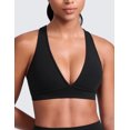 thumbnail image 2 of CRZ YOGA Butterlift Deep V Neck Sports Bras For Women, 2 of 6