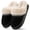 Black, variant on Women's Cozy Slippers Memory Foam Fuzzy Slipper Anti-slip House Shoes