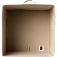 thumbnail image 3 of Foldable Fabric Organizer with Handles, 10.5 "x10.5 "x11", Beige - Pack of 6, 3 of 4