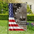 thumbnail image 4 of Jesus Christ's Crucifixion Flag Jesus Christ Crucified On The Cross American Flag LHA2037F - Garden Flag (11.5" x 17.5"), 4 of 6