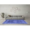 thumbnail image 3 of Ahgly Company Indoor Rectangle Oriental Blue Industrial Area Rugs, 7' x 9', 3 of 4
