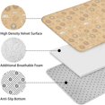 thumbnail image 5 of Beige Sun Moon Cloud Star Pattern Bathroom Rugs Sets 3 Piece,Toilet Cover Set,Absorbent Non Slip Bathroom Mats Sets with U-Shaped Contour Rug Toilet Rug Set, 5 of 5