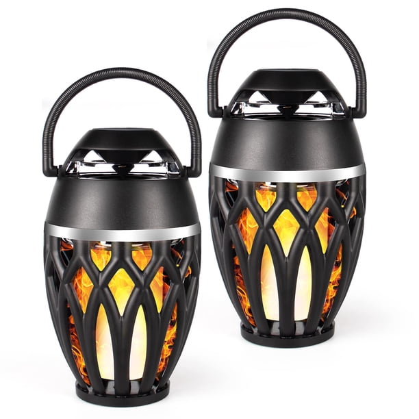 Altavoces Bluetooth para exteriores Vanten Led Flame Speaker, paquete de 2