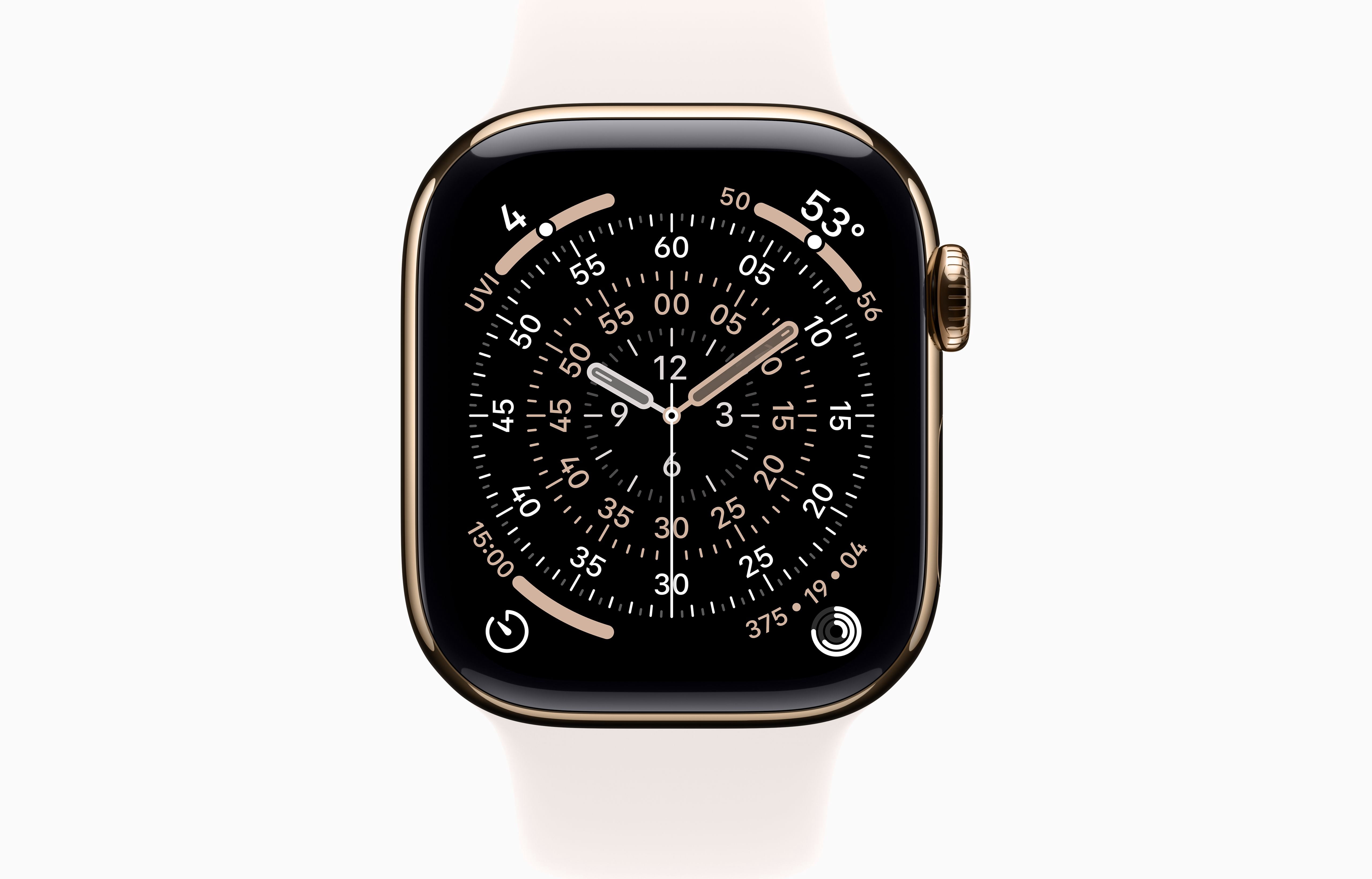 Apple Watch Series 11 [GPS + Cellular 46mm] Smartwatch with Gold