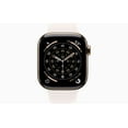 thumbnail image 4 of Apple Watch Series 11 [GPS + Cellular 46mm] Smartwatch with Gold Titanium Case with Light Blush Sport Band - S/M, 4 of 8