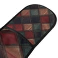 thumbnail image 4 of Yayeee Double Oven Mitt Kitchen Heat Resistant Baking 35" x7" Quilted Glove, Red Tartan Pattern, 4 of 6