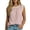 Pink, variant on SJLDQY Womens Cotton Linen Tshirts Sleeveless T-Shirts for Women Casual Lace Crew Neck Solid Breathable Tank Tops