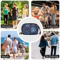 thumbnail image 7 of FORMRS Mini Crossbody Bag for Women Adjustable Shoulder Rope Travel Casual Phone Purse, Blue Fireworks Pattern, 7 of 7
