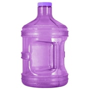 Geo sports bottles 1 gal Purple Plastic Sport Water Bottle with Stainless Steel Screw Cap