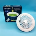 thumbnail image 2 of Ceiling Fan With Lights, Enclosed Low Profile Fan Light, Ceiling Light With Fan,Hidden Electric Fan With Remote Control, 2 of 8