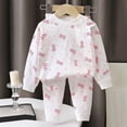 thumbnail image 4 of Cethrio Boys Cotton Pajama Sets Long Sleeve, Comfy Crew Neck 2 Piece Boys' Sleepwear Pink Size 9-18 Months, 4 of 6
