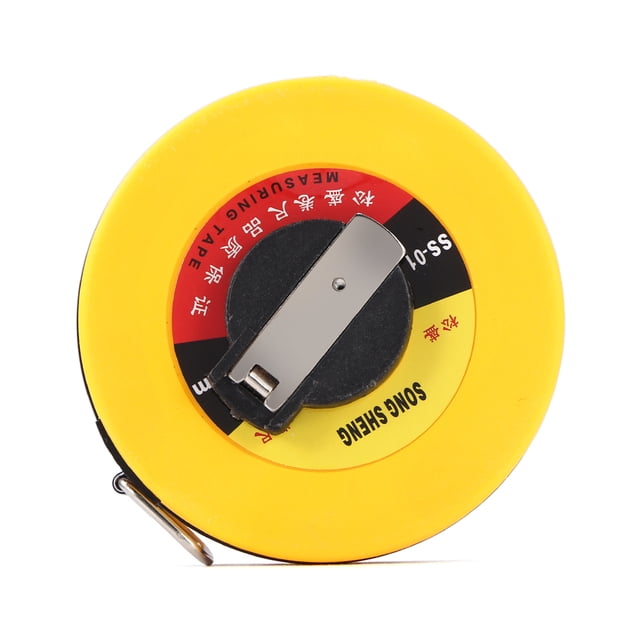 Btafrte Cinta Métrica Fibra Vidrio Medidor Medición Distancia Topografía Edificios (10 M)