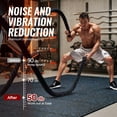 thumbnail image 4 of .&#Thick Sq Ft Rubber Top Exercise Equipment Mats High Density EVA Foam Mats with Rubber Top Interlocking Gym Flooring for Home Gym Protective Workout Mat /G, 4 of 9