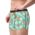 thumbnail image 2 of Uemuo Cute Sloth on Floral Tree Pattern Men's Boxer Briefs,Trunk Anti-Chafing,Comfortable, Durable, and Stylish Underwear-, 2 of 9