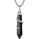 thumbnail image 1 of JM Collar de cristal curativo para mujeres y hombres, colgante de cristal curativo energético, joyería de piedras preciosas, adivinación de cristal de péndulo (hexagonal) JM, 1 of 3