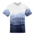 thumbnail image 5 of Men's T-shirt T-shirts Graphic Text Pool3D Printing Street Casual Short Sleeve Printed Clothing Basic M, 5 of 5