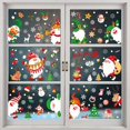 thumbnail image 2 of Adhesivo para ventana con forma de copo de nieve navideño, adhesivo electrostático para decoración de fiestas navideñas (w), 2 of 4